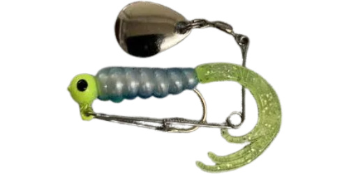 BS12 Chartreuse (head)-- Blue-Silver/Chartreuse (worm)